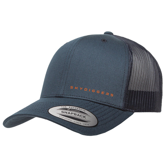 Skydiggers Snapback Hat - Side logo - Navy