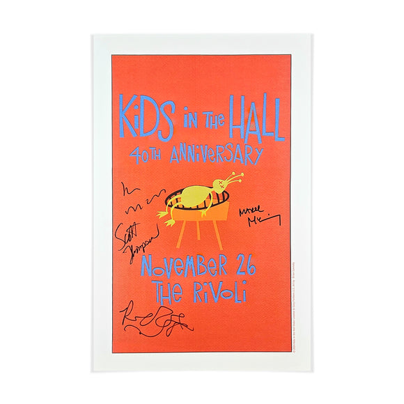 Kids in the Hall Rivoli Anniversary Signed Poster