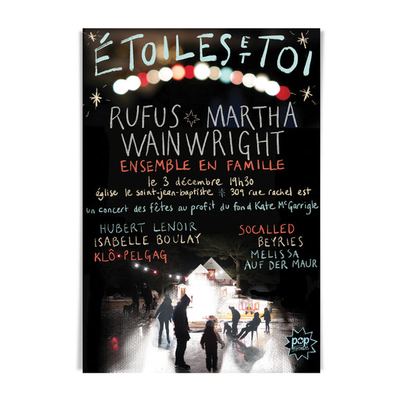 2022 Official Wainwright Family Christmas Show Poster