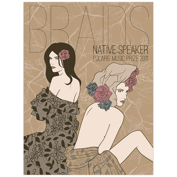 BRAIDS 2011 Polaris Music Prize Large Poster