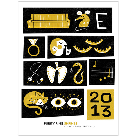 Purity Ring 2013 Polaris Music Prize Poster