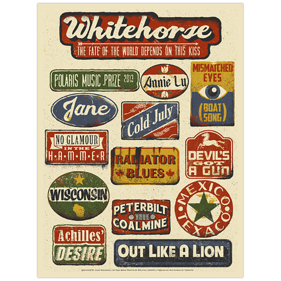 Whitehorse 2013 Polaris Music Prize Poster