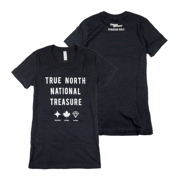 Ladies True North National Treasure T-shirt