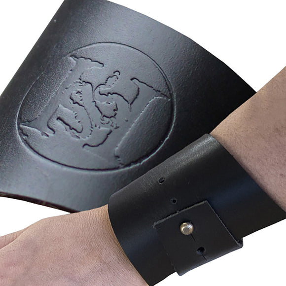 Embossed Leather Cuff
