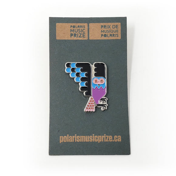 2019 Polaris Commemorative Enamel Owl Pin